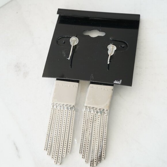 Anthropologie Melanie Auld Moonstone Fringe Earrings - Picture 3 of 4
